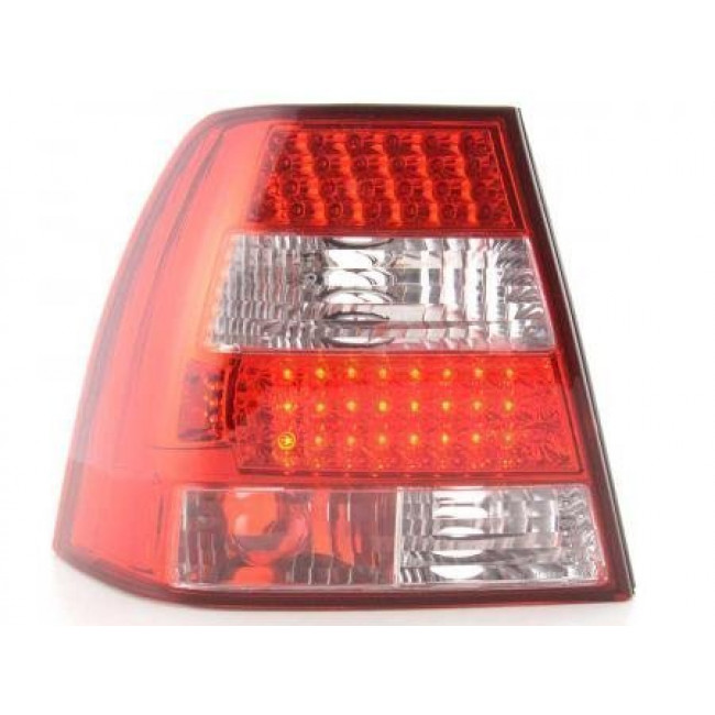Πίσω Φανάρια LED VW Bora 1J Λευκό Κόκκινο - 2 Τμχ.