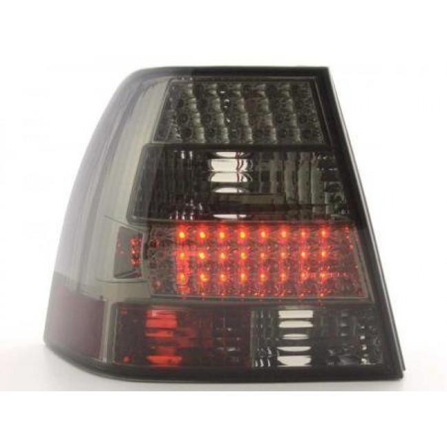 Πίσω Φανάρια LED VW Bora 1J Λευκό Μαύρο - 2 Τμχ.