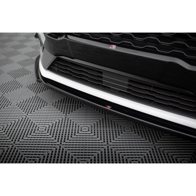 Spoiler / Χειλάκι Eμπρός Ποφυλακτήρα Maxton Design V.4 Ford Fiesta Mk8 ST / ST-Line - Μαύρο Γυαλιστερό - (FO-FI-8-ST-FD1G)