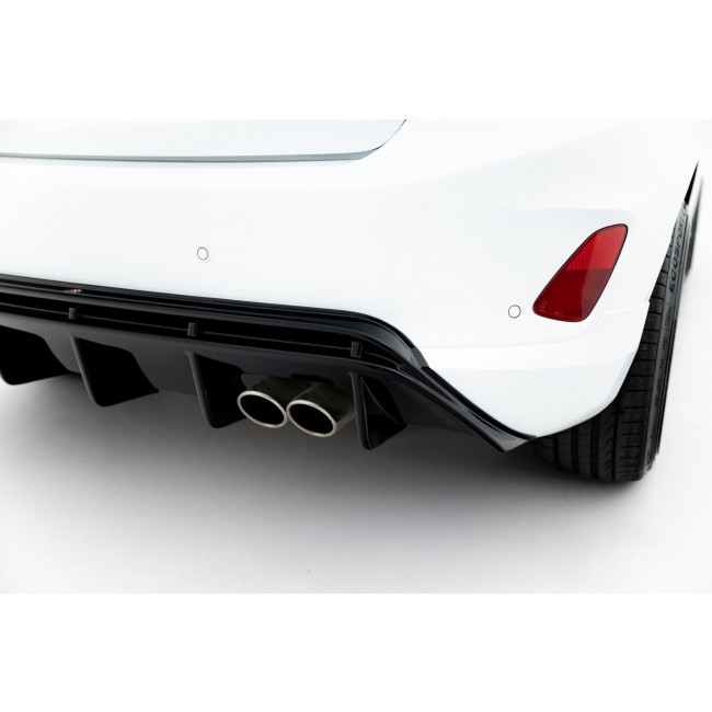 Splitter / Διαχύτης Πίσω Προφυλακτήρα Maxton Design Ford FIesta Mk8 ST - Μαύρο Γυαλιστερό - (FO-FI-8-ST-RS2G)