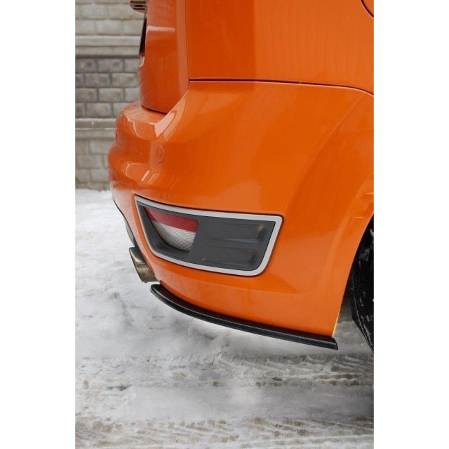 Πλαϊνά πίσω spoiler Maxton Design Ford Focus MK2 ST PREFACE MODEL μαύρο σαγρέ - (FO-FO-2-ST-RSD1T)