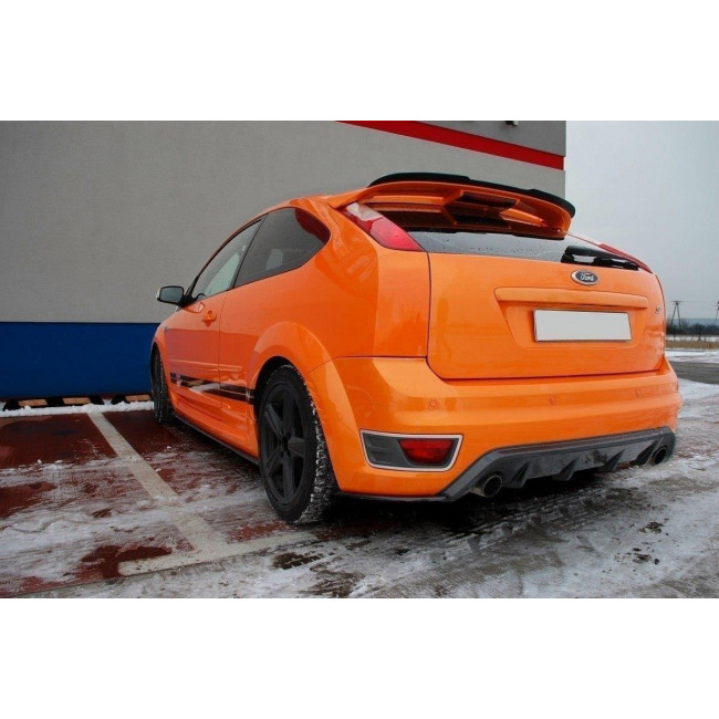 Πλαϊνά πίσω spoiler Maxton Design FORD FOCUS MK2 ST PREFACE MODEL FITS WITH Πίσω διαχύτης look carbon - (FO-FO-2-ST-RSD2C)