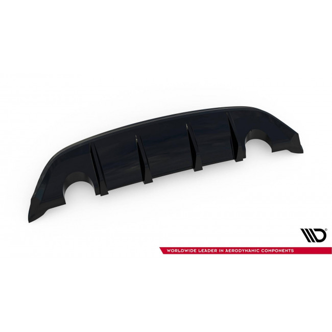 Splitter / Διαχύτης Πίσω Προφυλακτήρα Maxton Design Ford Focus ST Mk2 - Facelift (2008-2011) - Μαύρο Γυαλιστερό - (FO-FO-2F-ST-RS1G)