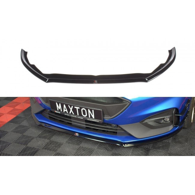 Spoiler / Χειλάκι εμπρός προφυλακτήρα Maxton Design Ford Focus ST / ST-Line Mk4 Μαύρο Σαγρέ - (FO-FO-4-STLINE-FD3T)