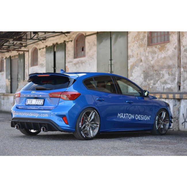 Splitter / Διαχύτης πίσω προφυλακτήρα Maxton Design Ford Focus ST-Line Mk4 Carbon Look - (FO-FO-4-STLINE-RS1C)
