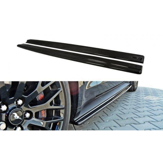 Πρόσθετα Πλαϊνά Μαρσπιέ Maxton Design Ford Mustang GT Mk6 look carbon - (FO-MU-6-GT-SD1C)