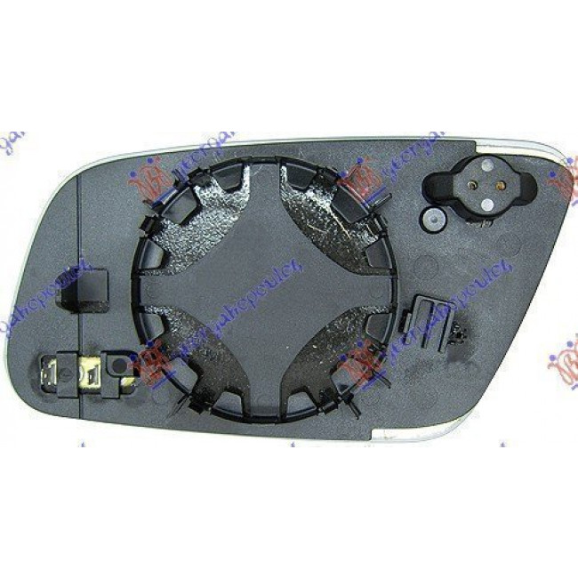 Κρύσταλλο Καθρέφτη Θερμαινόμενος (CONVEX GLASS) Δεξί για AUDI A6 97-04 (4B0857536C)