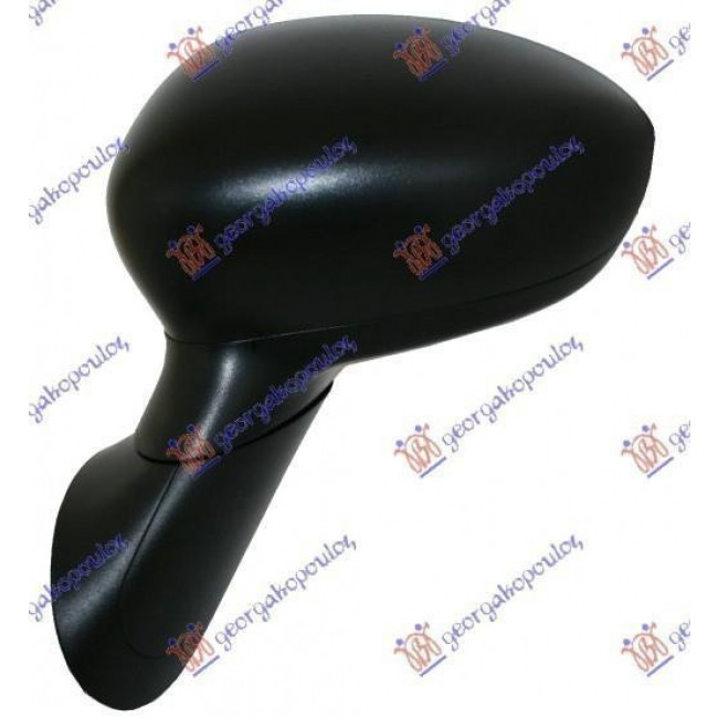 Καθρέφτης Ηλεκτρικός Μαύρος (CONVEX GLASS) Αριστερό για FIAT 500 07-15 FIAT 500 15- (735452180)