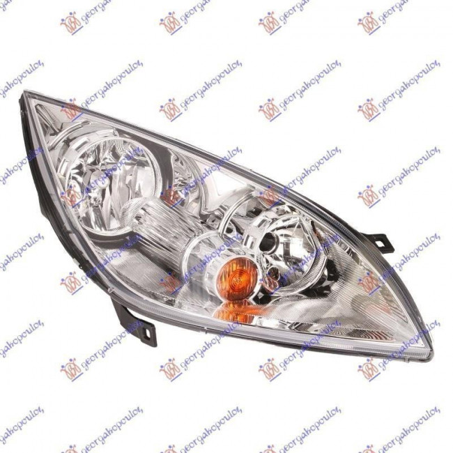 Φανάρι Εμπρός Δεξί Ηλεκτρικός Ασημί Κορνίζα (Ε) (DEPO) - Mitsubishi Colt (2005 - 2008) - 1 Τμχ. - (921022B020)