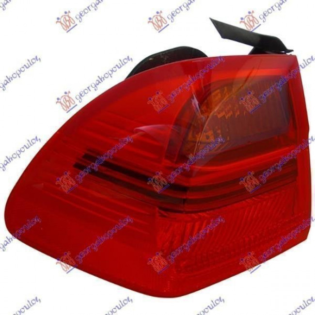 Φανάρι Πίσω Έξω S.W. Κίτρινο (E) Αριστερό για BMW SERIES 3 (E90/91) SDN 05-08 (63217160061)