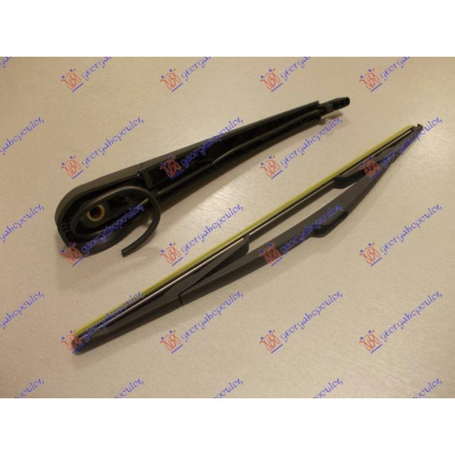 Υαλοκαθαριστήρας Πίσω με Μπράτσο (Μονή Πόρτα) 405mm για CITROEN JUMPY 07-16 FIAT SCUDO 07-16 PEUGEOT EXPERT 07-16 TOYOTA PROACE 13-16 (6429CR)