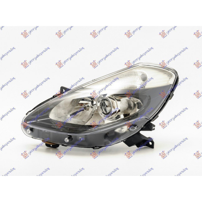 Φανάρι Εμπρός Ηλεκτρικός Μαύρο (με Φακό) (Ε) (DEPO) Αριστερό για RENAULT CLIO 09-13 (260603960R)