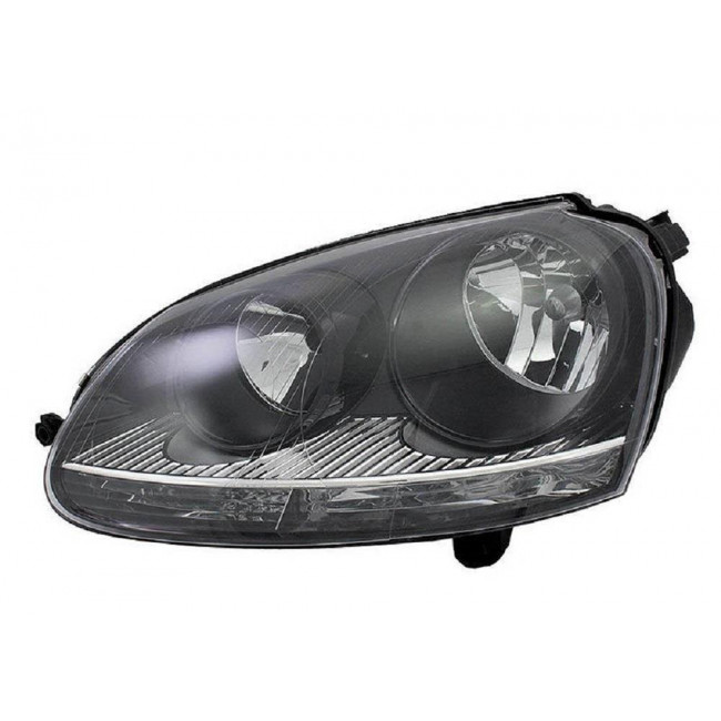Φανάρι Εμπρός (Μαύρο ΚΑΘΡ) GTI (E) (DEPO) Αριστερό - VW Golf V (2004 - 2008) / VW Golf V Variant (2007 - 2009) / VW Jetta (2005 - 2010) - 1 Τμχ. - (1K6941005T)
