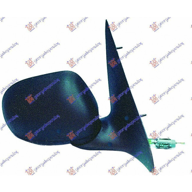Καθρέφτης Μηχανικός με Ντίζες (Α Ποιότητα) (CONVEX GLASS) Δεξί για FIAT BRAVO 95-02 (735247418)