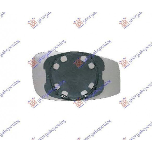 Κρύσταλλο Καθρέφτη -09 (CONVEX GLASS) Αριστερό για FIAT IDEA 04-10 FIAT STILO 01-06 LANCIA MUSA 03-13 (71718828)