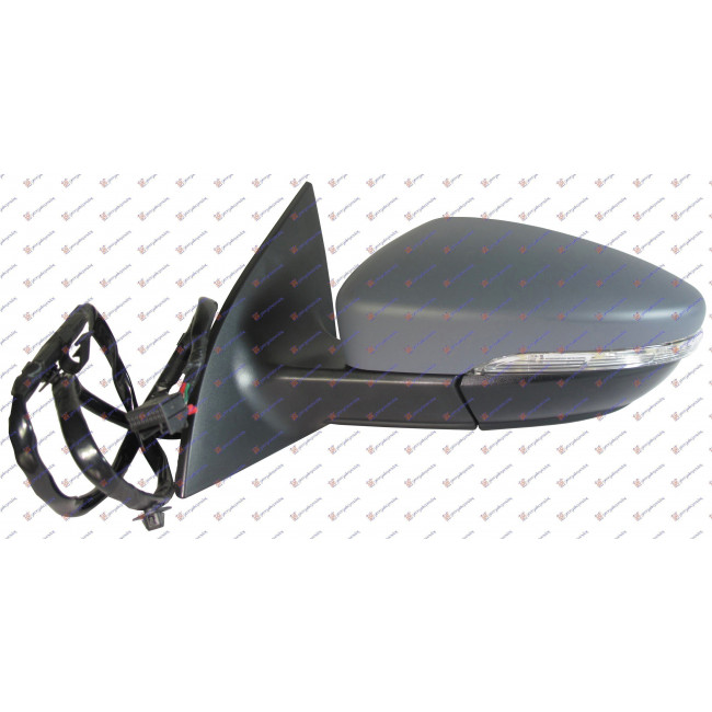 Καθρέφτης Ηλεκτρινός Θερμαινόμενος Ανακλυώμενος (Με Φλάς&Φ.Ασφαλείας) Αριστερό για VW PASSAT CC 08-12 VW CC 12- (3C8857507AM9B9)