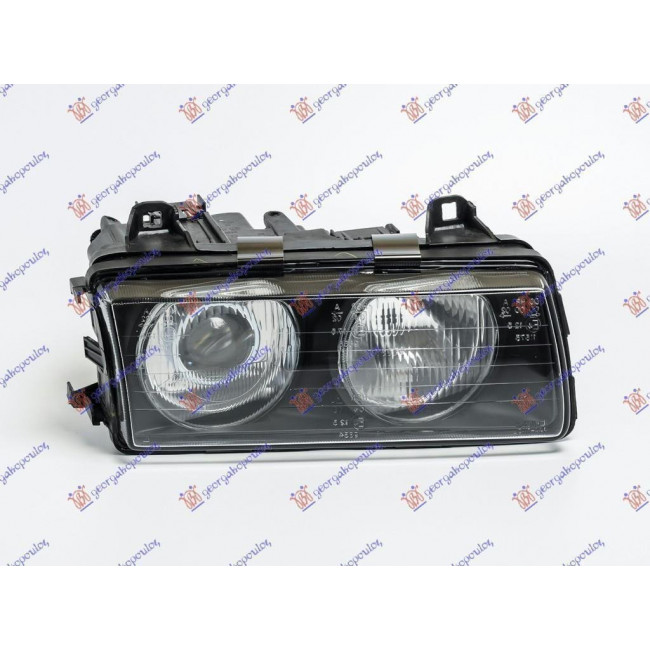 Φανάρι Εμπρός (Ε)ΤΥΠΟΥ ZKW 91-94 (DEPO) Δεξί για BMW SERIES 3 (E36) SDN 90-98 BMW SERIES 3 (E36) COUPE/CABRIO 90-98 (63121393272)