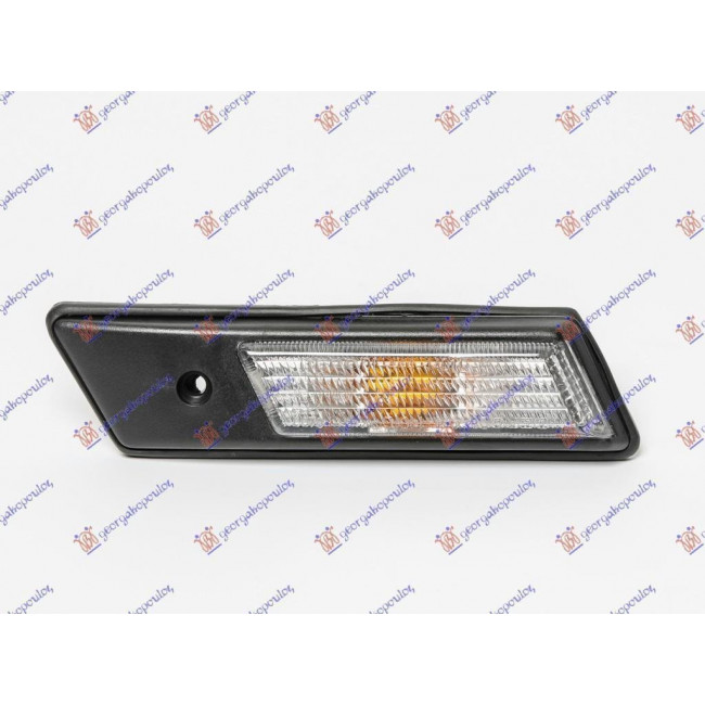 Φλάς Φτερού Λευκό (Ε) Αριστερό για BMW SERIES 3 (E36) SDN 90-98 BMW SERIES 3 (E36) COUPE/CABRIO 90-98 BMW SERIES 3 (E36) COMPACT 94-98 BMW SERIES 5 (E34) 88-95 (63138353223)