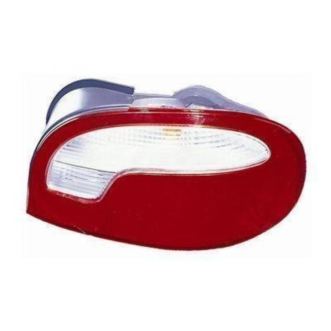 Φανάρι Πίσω (Η) Αριστερό - Hyundai Accent SDN (1997 - 1999) - Κόκκινο - Λευκό - 1Τμχ. - (92401-22300)