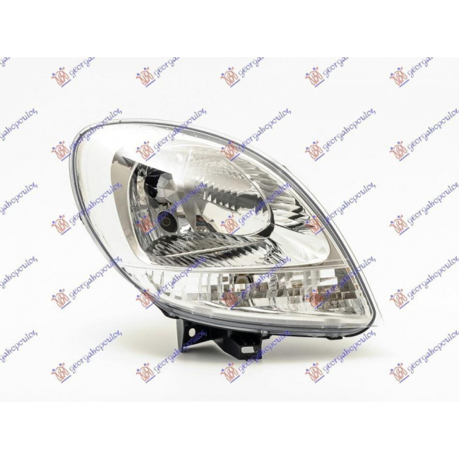 Φανάρι Εμπρός (Ε) Λευκό Φλάς (DEPO) Δεξί για NISSAN KUBISTAR 03-09 RENAULT KANGOO 03-08 (7701069079)