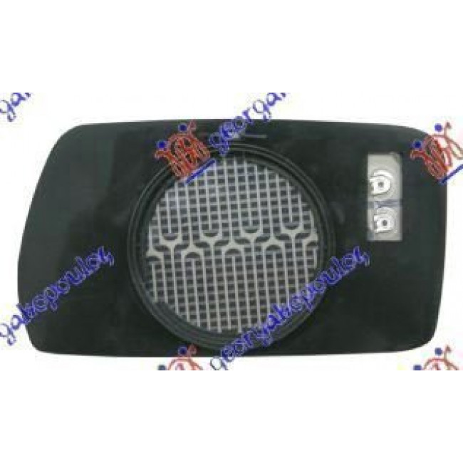 Κρύσταλλο Καθρέφτη Μπλέ Θερμαινόμενος Αριστερό για CITROEN XANTIA 93-01 (8151AE)