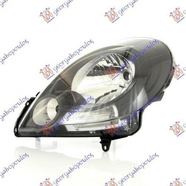 Φανάρι Εμπρός Ηλεκτρικός (Μαύρος) (Ε) (DEPO) Αριστερό - Renault Kangoo (2008 - 2013) - 1 Τμχ. - (7701071596)