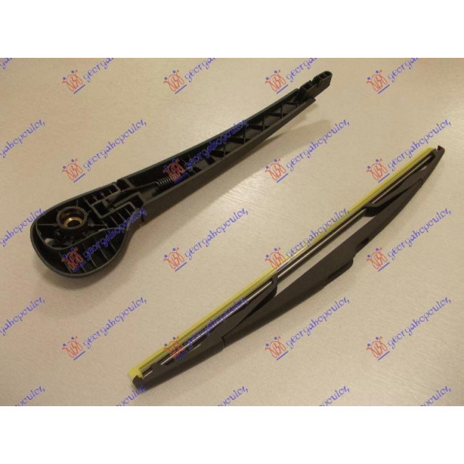 Υαλοκαθαριστήρας Πίσω με Μπράτσο 350mm για CITROEN BERLINGO 08-15 CITROEN BERLINGO 15-19 PEUGEOT PARTNER 08-15 PEUGEOT PARTNER 15-19 (6429FN)