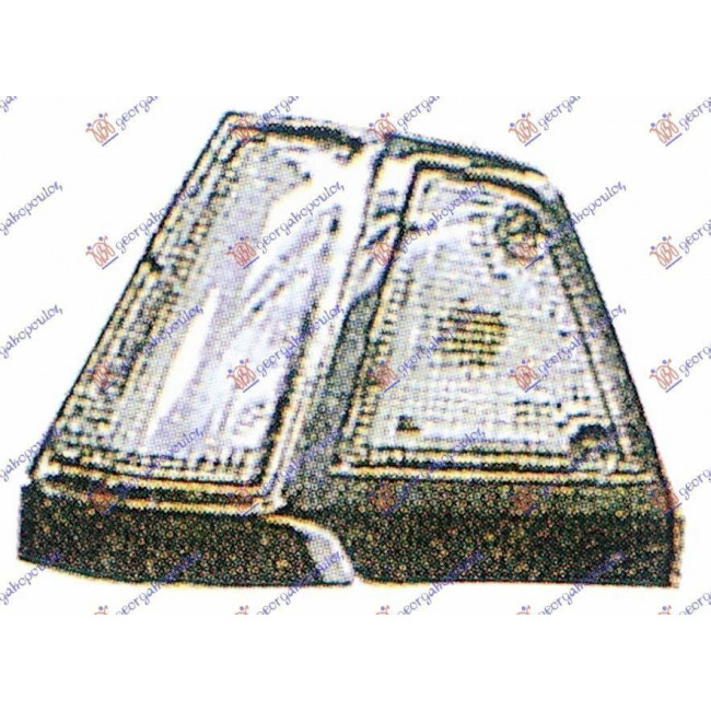 Γωνία Φλάς (Ε) Δεξί για HONDA CIVIC SEDAN 84-85 (34300-SB4-741)
