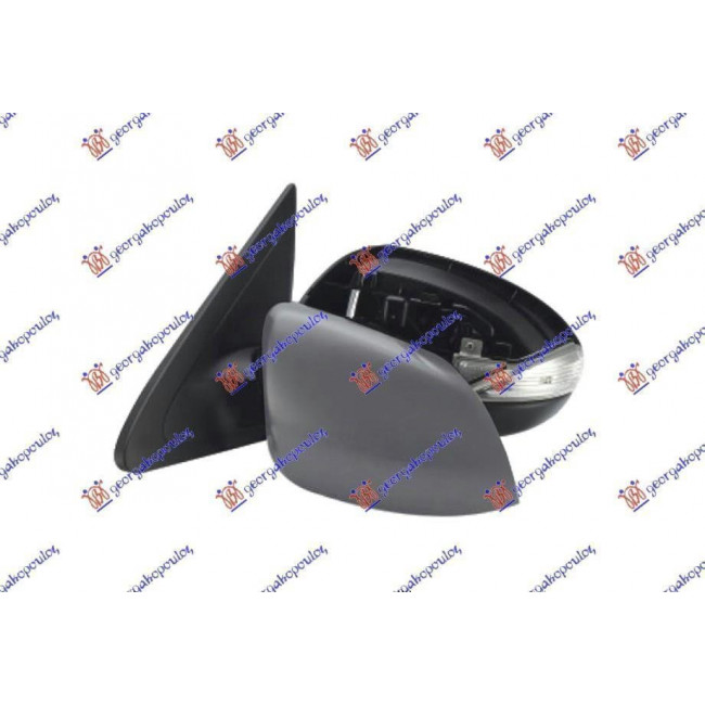 Καθρέφτης Ηλεκτρικός Θερμαινόμενος Ανακλυώμενος Βαφόμενος (Με Φλάς) (CONVEX GLASS) Αριστερό για MAZDA 3 SDN-H/B (BL) 08-13 (BBR3-69-18ZF)