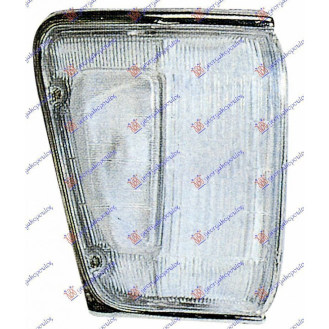 Γωνία Φλάς Λευκή (Χρώμιο Κορνίζα) Δεξί για TOYOTA HI-LUX (YN 110) 4WD 89-97 (81610-35060)