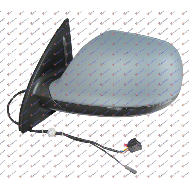 Καθρέφτης Ηλεκτρικός Θερμαινόμενος Βαφόμενος (Με Φλάς) (Α Ποιότητα) (ASPHERICAL GLASS) Αριστερό για AUDI Q7 09-15 (4L1857409AQ01C)