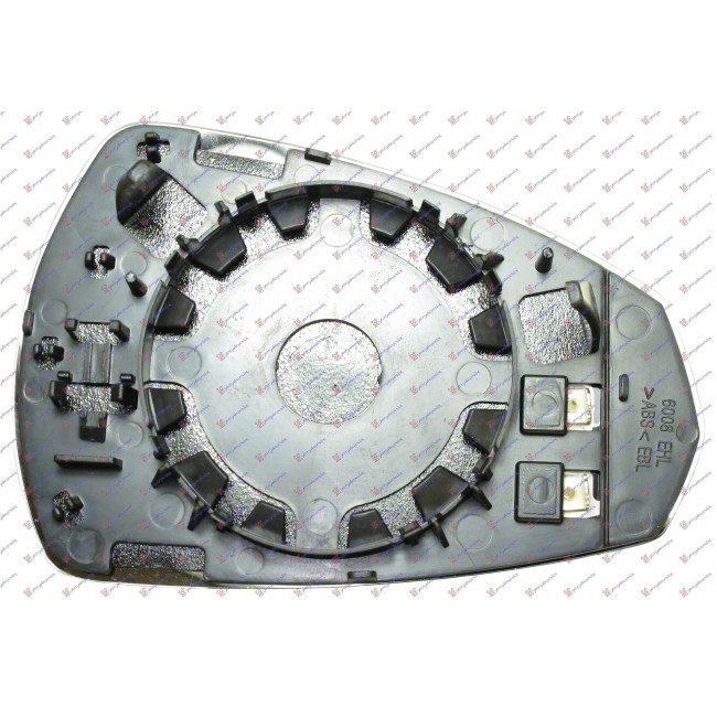 Κρύσταλλο Καθρέφτη Θερμαινόμενος (ASPHERICAL GLASS) Αριστερό για AUDI A3 3D/SPORTBACK 12-16 AUDI A3 SPORT SEDAN/CABRIO 13-16 AUDI A3 3D/SPORTBACK 16-20 AUDI A3 SPORT SEDAN/CABRIO 16-20 (8V0857535E)