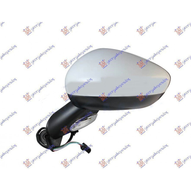 Καθρέφτης Ηλεκτρικός Βαφόμενος (Με Φλάς) (Α Ποιότητα) (CONVEX GLASS) Αριστερό για CITROEN C3 10-13 CITROEN C3 13-16 CITROEN DS3 10-14 CITROEN DS3 14-16 DS DS3 16- (8154AQ)