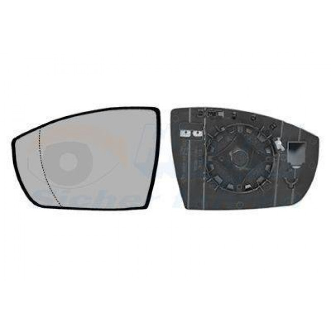 Κρύσταλλο Καθρέφτη Θερμαινόμενος (ASPHERICAL GLASS) Αριστερό για FORD ECOSPORT 17- (1891966)