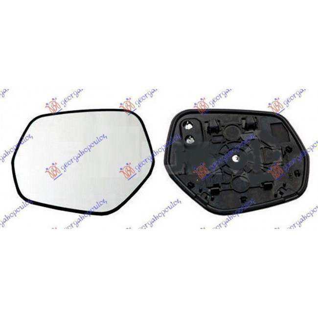 Κρύσταλλο ΚΑΘΡEΦΤΗ Θερμαινόμενος (CONVEX GLASS) Αριστερό για HONDA HR-V 15-19 (76253-T8K-G21)