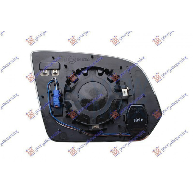 Κρύσταλλο Καθρέφτη Θερμαινόμενος (με BLIS) (ASPHERICAL GLASS) Αριστερό για MERCEDES EQV (447) 20- MERCEDES VITO (W447) 15- MERCEDES V (W447) 15-20 (4478110433)