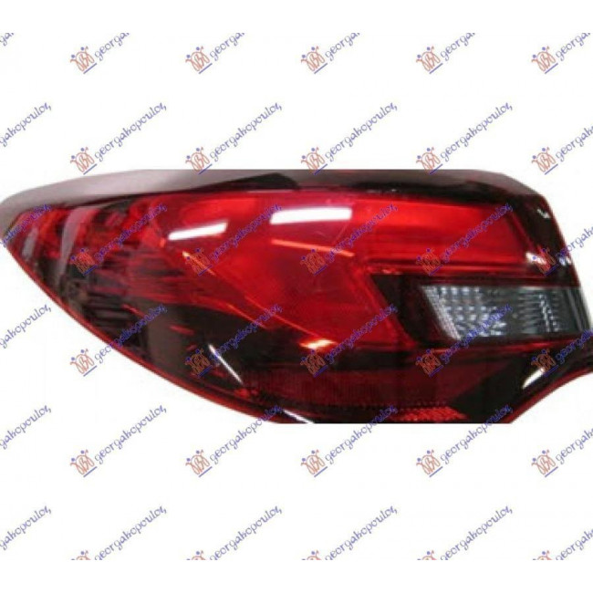 Φανάρι Πίσω Έξω (Ε) Αριστερό για OPEL ASTRA J 4D 13- (1222339)
