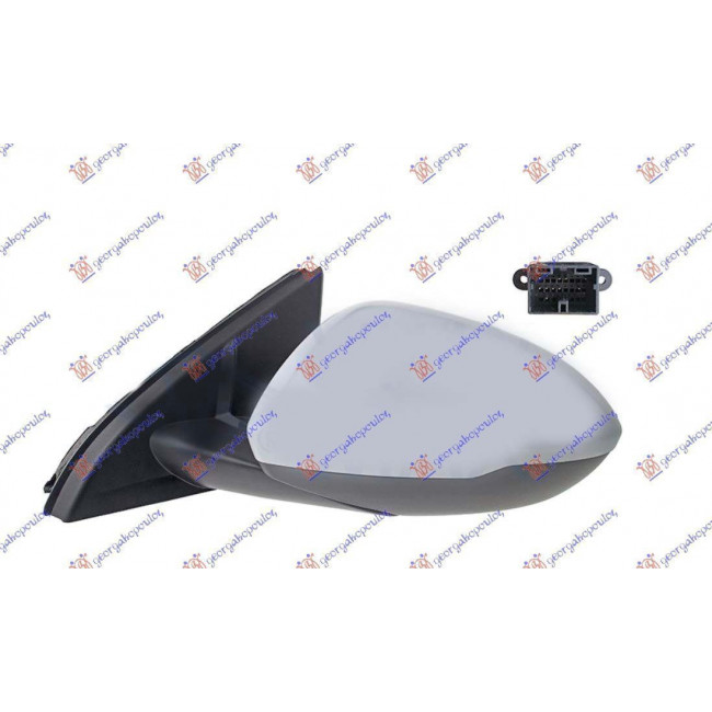 Καθρέφτης Ηλεκτρικός Θερμαινόμενος Ανακλυώμενος Βαφόμενος (με Μνήμη & Φώς ΑΣΦ.& BLIS) (14 PIN) (Α Ποιότητα) (ASPH. GLASS) Αριστερό για OPEL INSIGNIA 17- (39075363)