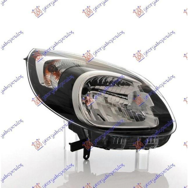 Φανάρι Εμπρός Ηλεκτρικός Μαύρος (Ε) (TYC) Δεξί για RENAULT KANGOO 13-21 (260103948R)