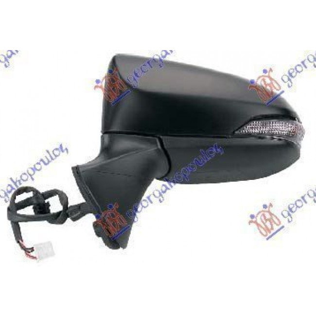 Καθρέφτης Ηλεκτρικός Θερμαινόμενος Βαφόμενος Ανακλυώμενος (Με Φλάς (CONVEX GLASS) Αριστερό για TOYOTA VERSO 13- (87940-0F120)