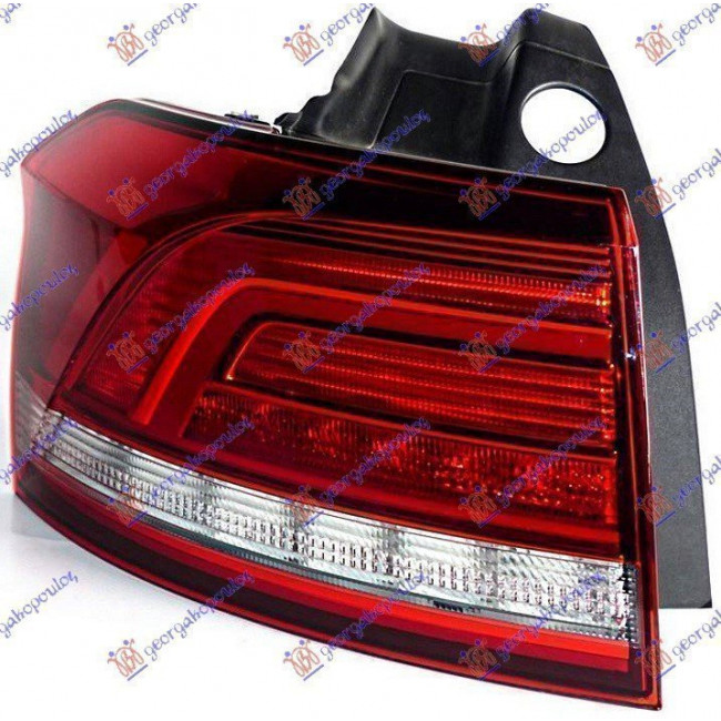 Φανάρι Πίσω Έξω S.W. LED (Φλάς ΚΑΤΩ) (Ε) Αριστερό για VW PASSAT 15-19 (3G9945095A)