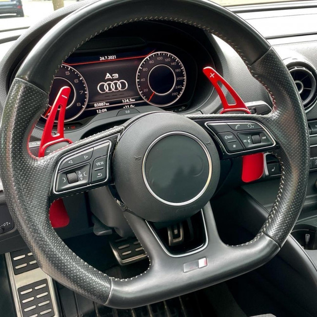 Paddles Αλουμινίου Κόκκινα Audi A3, A4, A5, Q2, TT - (GRP-07PAAURE)