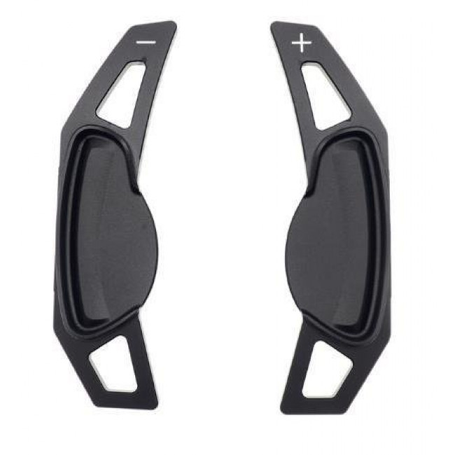 Paddles Αλουμινίου Quick Shift Smart Fortwo (451), Forfour (453) - Μαύρα - 2Τμχ.- (GRP-07PASMABK)