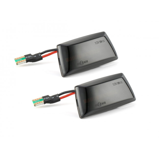 Πλαϊνά Φλας Smoke Dynamic LED Opel Astra H, Corsa D, Zafira B, Insignia, Meriva B / Chevrolet Cruze -2 Τεμ. - (GRP-37602)