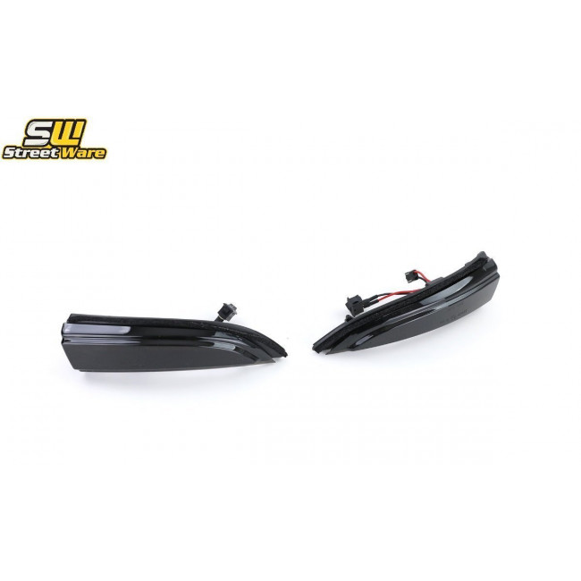 Φλας Καθρέπτη Smoke-Crystal Dynamic LED Ford Fiesta MK7 - MK7.5 Set - 2 Τμχ.- (38197)