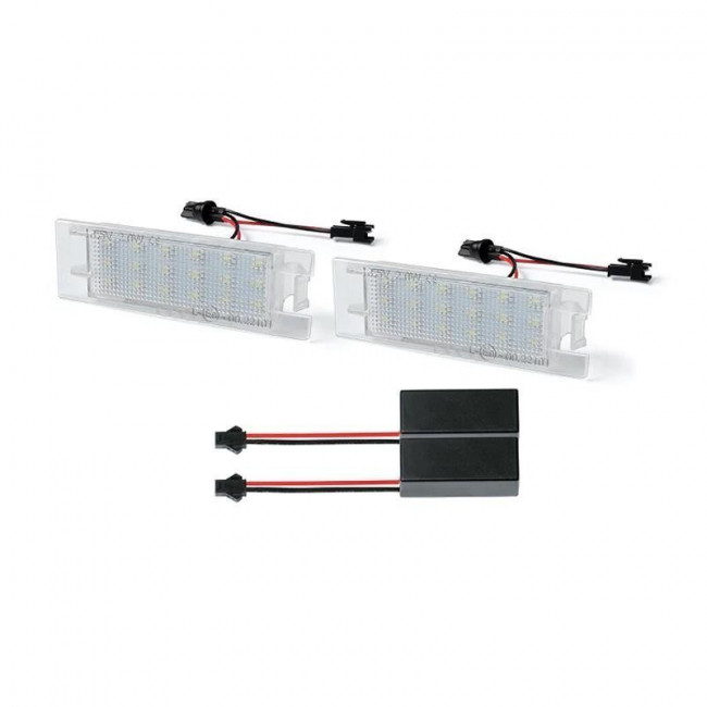 Led Φώτα Πινακίδας Alfa Romeo 147 / 156 / 159 / 166 / Spider / GT / Brera / Mito - 2 Τμχ. - (37399)
