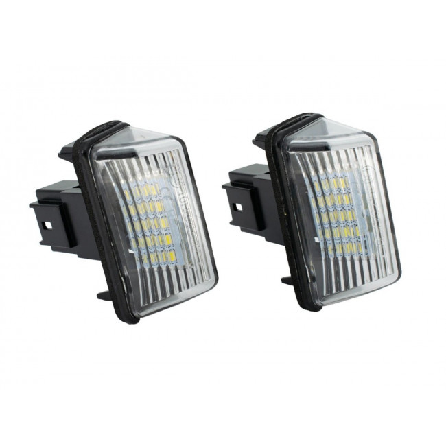 Σετ Φώτα Πινακίδας LED για Peugeot 206, 207, 306, 307, 308, 406, 407 / Citroen C3, C4, XSARA, SAXO - 2 Τμχ (GRP-6340A3)