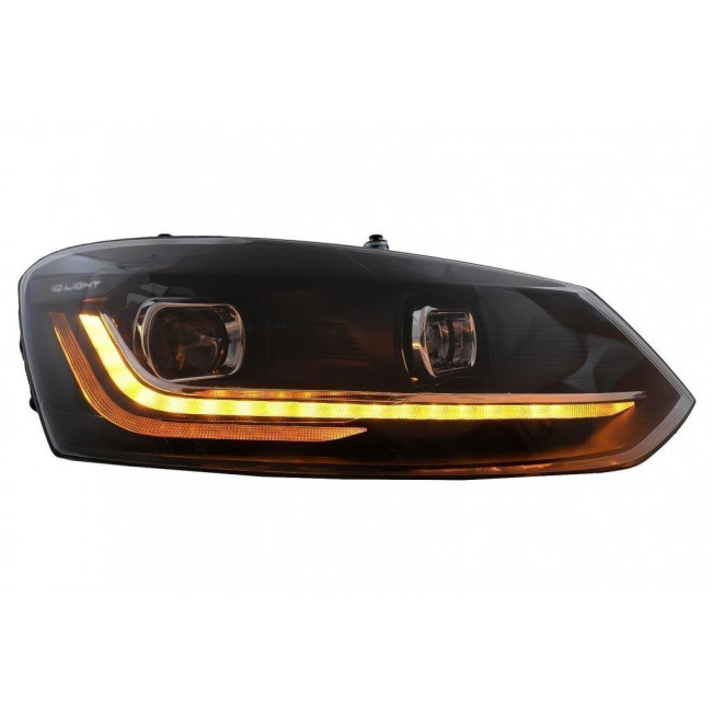 Φανάρια Εμπρός VW Polo 6R Led Dynamic 2011-2017 (HLVWPOMK6S)