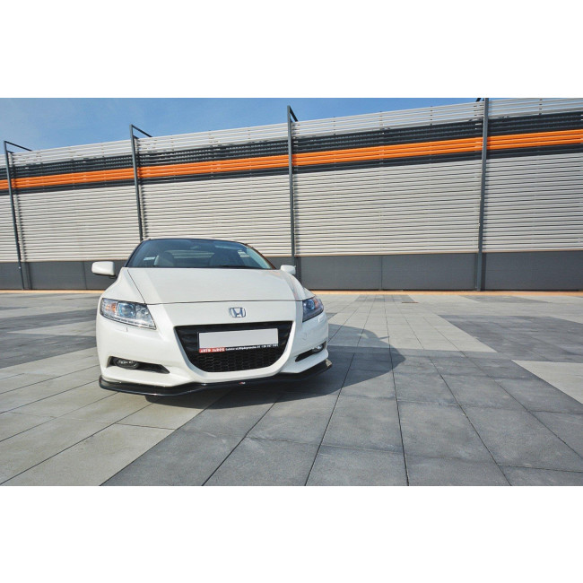 Spoiler / Χειλάκι εμπρός προφυλακτήρα Maxton Design Honda CR-Z Μαύρο Σαγρέ - (HO-CR-Z-FD1T)