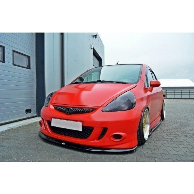 Spoiler / Χειλάκι εμπρός προφυλακτήρα Maxton Design Honda JAZZ MK1 Carbon Look - (HO-JA-1-FD1C)
